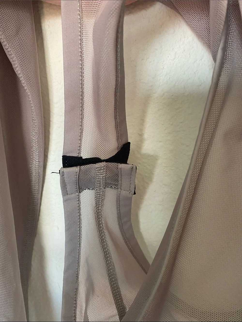 Nike Air Sheer Long Sleeve Bodysuit - Mauve size XS NWOT